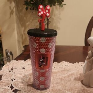 Starbucks Minnie Mouse Polka Dot Tumbler